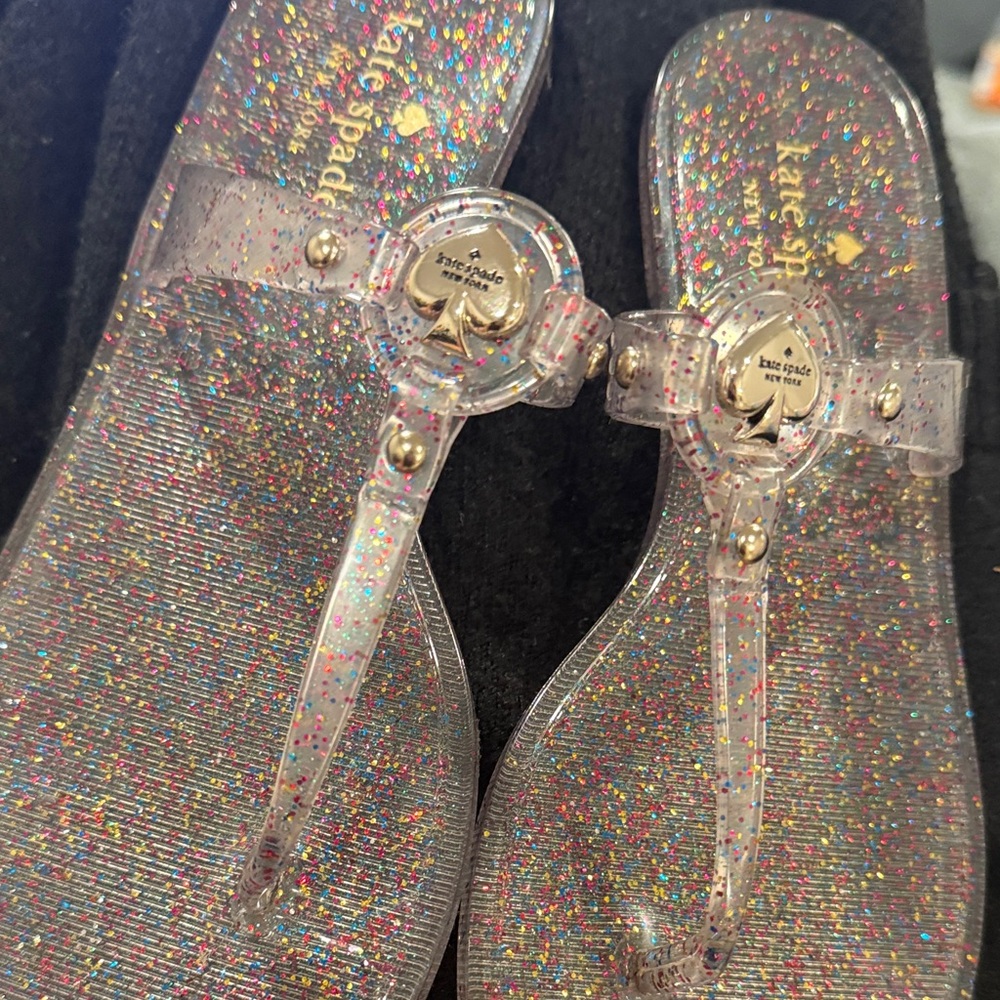 Kate Spade Multicolor Glitter Sandals